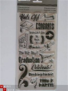 the paper company clear stamp graduation - 1