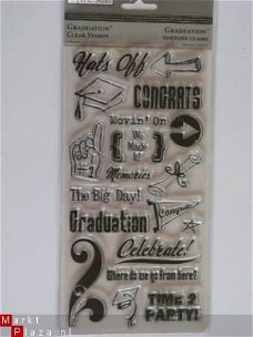 the paper company clear stamp graduation