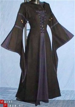 Middeleeuwse gothic jurk BZ6171 - 1