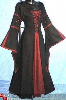 Middeleeuwse gotische jurk 6171 - 1
