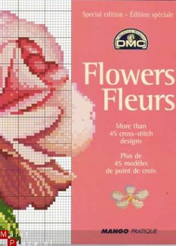 DMC-Leuk patronenboekje Flowers Fleurs SALE - 1