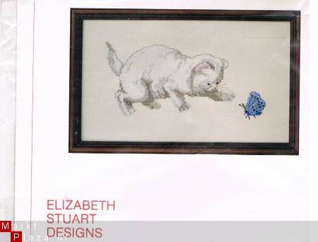 Opruiming Elizabeth Stuart Pakket Poes met vlinder - 1