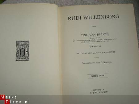 RUDI WILLENBORG. Tine van Berken, derde druk H.J.W. Becht - 1