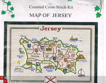 Zomerkoopje Groot Pakket Map of Jersey - 1