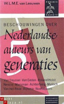 Nederlandse auteurs van 5 generaties - 1
