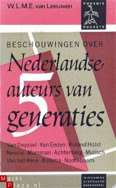 Nederlandse auteurs van 5 generaties