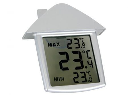 Raamthermometer digitaal thermometer dubbel display - 1