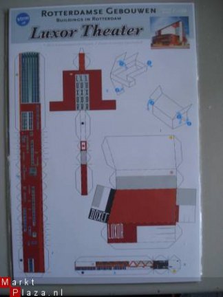Bouwplaatje Rotterdamse Gebouwen Luxor Theater 1:750 - Afbeelding 2