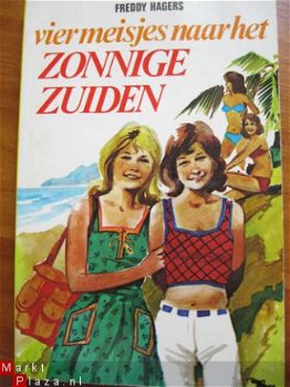 Vier meisjes naar het zonnige zuiden - Freddy Hagers - 1