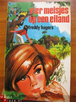Vier meisjes op een eiland - Freddy Hagers - 1