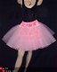 Vintage retro 3laagse roze petticoat uit tule 10031 - 1 - Thumbnail