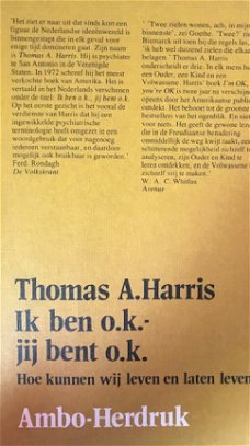 Ik ben o.k.-jij bent o.k., Thomas A.Harris,