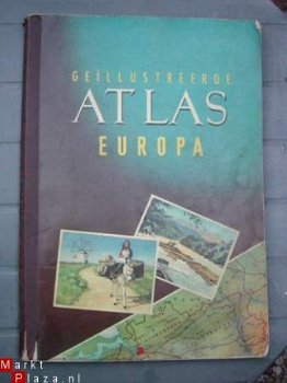 Geïlustreerde atlas van europa 1954 - 1