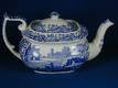 Copeland ,Spode,Tower,Blue Thee-pot met deksel - 1