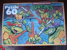Puzzel Turtles Teenage Mutant Hero 60 stukjes Selecta 02478