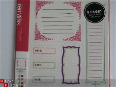 American craft stickerbook journaling book 1 colorset 1&3