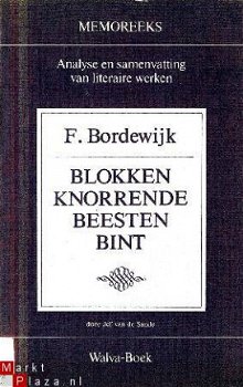 Sande, J ; F. Bordewijk, Blokken, knorrende beesten, bint - 1