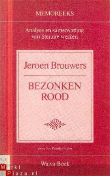 Paardekooper, Jos; Jeroen Brouwers, bezonken rood. - 1