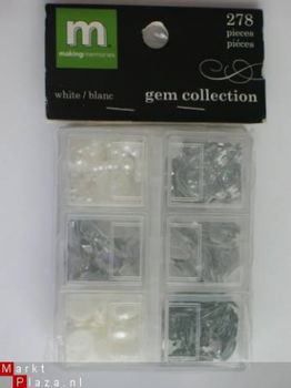 OPRUIMING: making memories gem collection white - 1