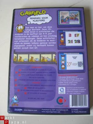 PC Cdrom Garfield - Rekenen voor kleuters - Afbeelding 2