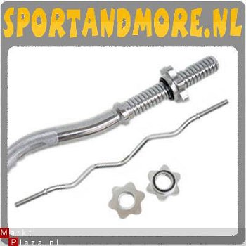 Curlstang, EZ halterstang,Gewichten,Halters diverse - 1