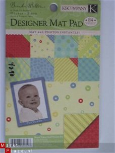 K&Company mat paper pad small wonders boy