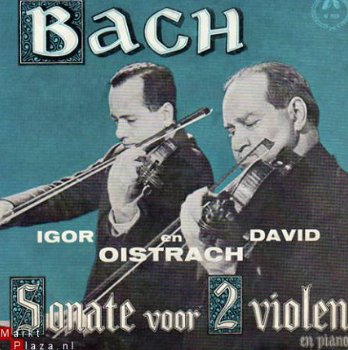 David en Igor Oistrach : Sonate voor 2 violen en piano BACH - 1