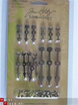 tim holtz idea-ology metal game spinners - 1