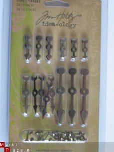 tim holtz idea-ology metal game spinners