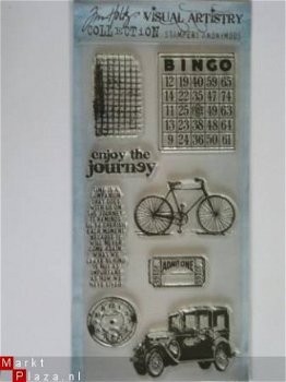 Tim Holtz clear stamp playful journey (NEW) - 1