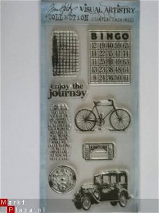Tim Holtz clear stamp playful journey (NEW)
