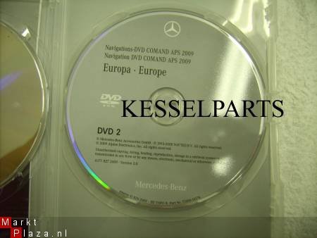 comand aps navigatie dvd europa 2009 mercedes 2 dvd,s - 1