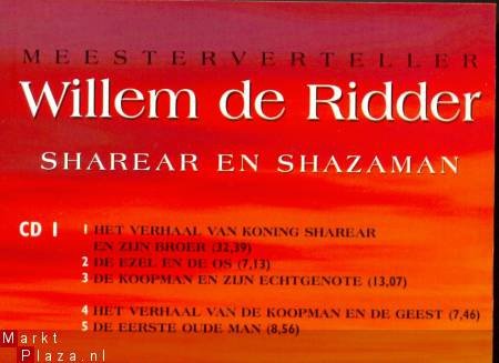 2 cd's -WILLEM DE RIDDER - Ero...vertellingen uit 1001 nacht - 1
