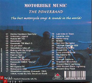 cd - the POWERBAND - Motorbike Music - (new) - 1