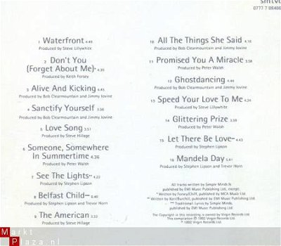 cd - SIMPLE MINDS - Glittering prize - (new) - 1