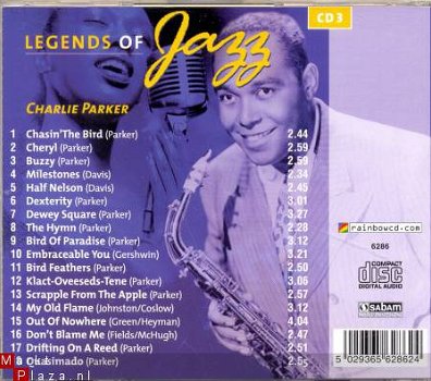 cd - Charlie PARKER - Legend of Jazz - (new) - 1