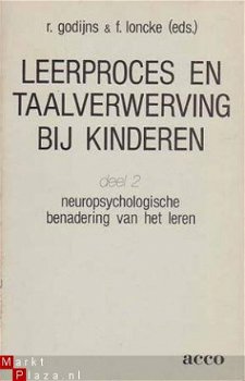 Leerproces en taalverwerving bij kinderen. Deel 2. Neuropsyc - 1