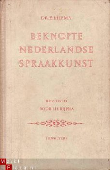 Beknopte Nederlandse spraakkunst - 1