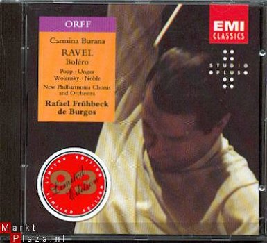 cd - ORFF - Carmina Burana / RAVEL- Boléro - Limited Edition - 1