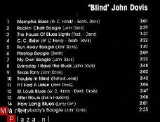 cd - "BLIND" John DAVIS - Blues legend. - (new)
