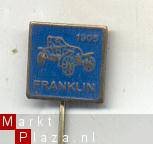 franklin 1905 blauw auto speldje (V_065) - 1