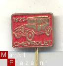 chevrolet 1925 rood auto speldje (V_067) - 1