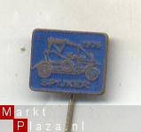 spijker 1906 blauw auto speldje (V_070) - 1