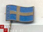 zweden vlag speldje (V_108) - 1
