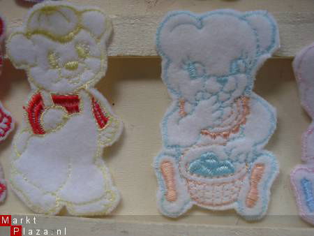 fournitouren: retro applicatiefiguurtjes voor baby en scrap - Afbeelding 3