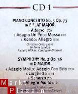 2 cd's- BEETHOVEN -Pianoconcerto No.5, Symphony No.2 & 9-new - 1