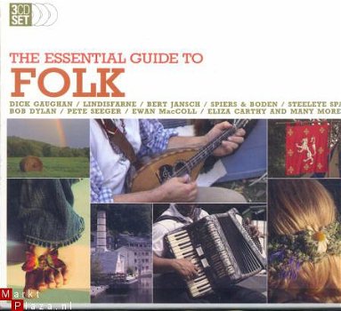 3 cd's - The essential guide to FOLK - (new) - 1
