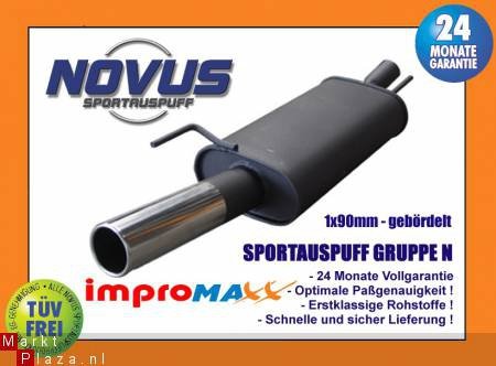 IMPROMAXX Novus Sportuitlaten Twingo, Clio en Megane - 1