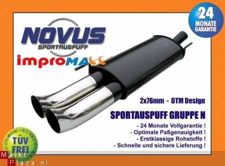 IMPROMAXX Novus Sportuitlaten Twingo, Clio en Megane - 1