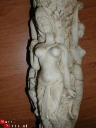 mooi bewerkt lampevoet met indiase figur - nr. 1